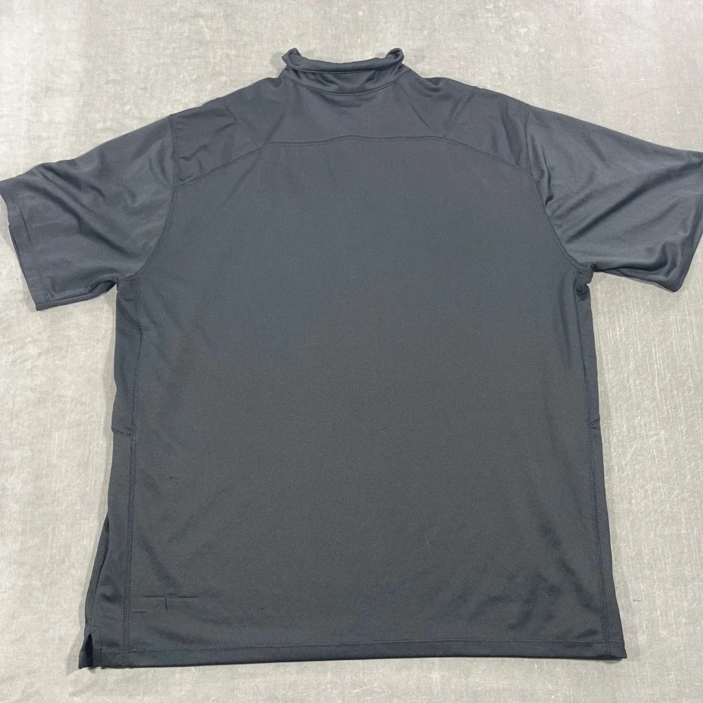 Nike Dri-FIT Vanderbilt Commodores Mens‎ XXL Black Polo Golf Shirt